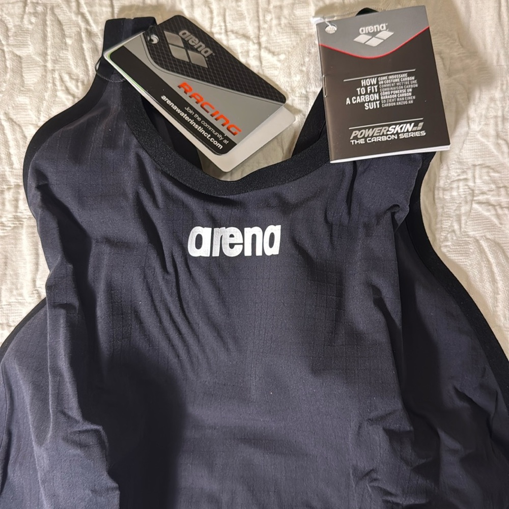 Arena NWT Powerskin Carbon Flex VX tech suit - open back, dark grey/black - Picture 2 of 5